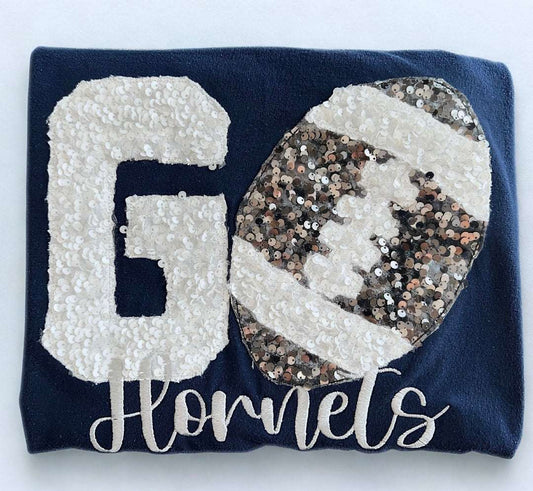 Go Football Sequin Shirt