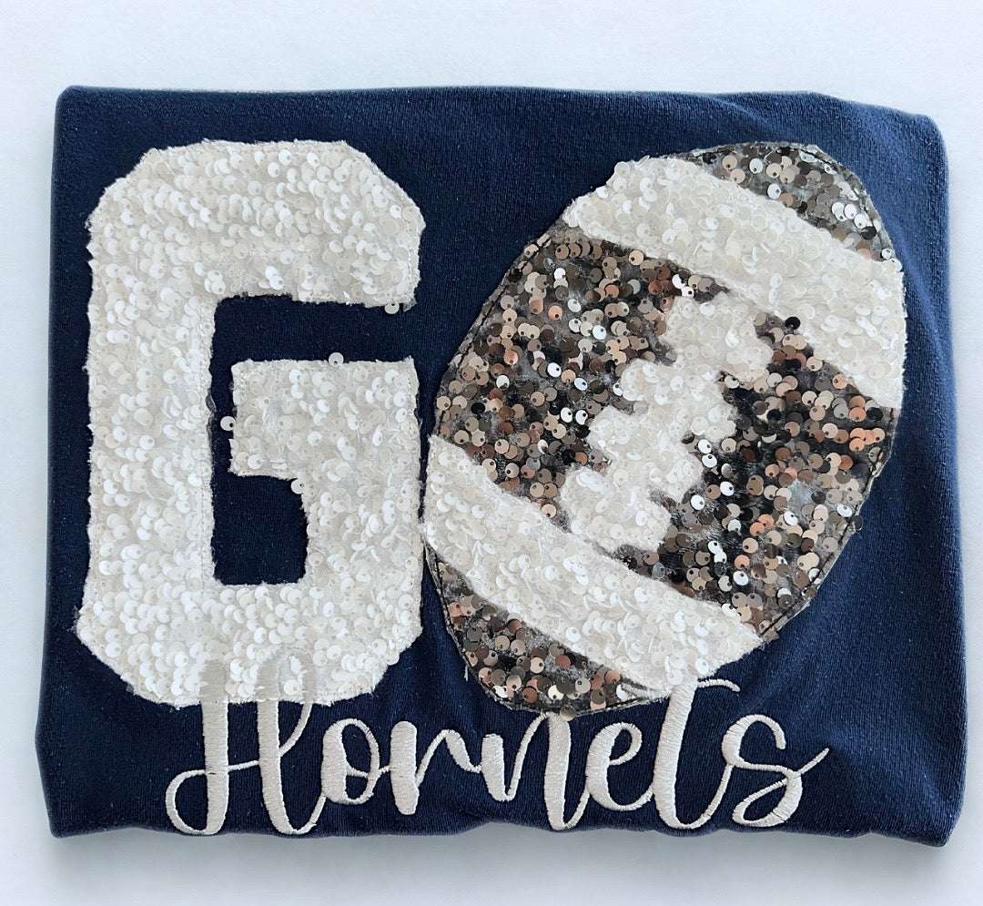 Go Football Sequin Sweatshirt