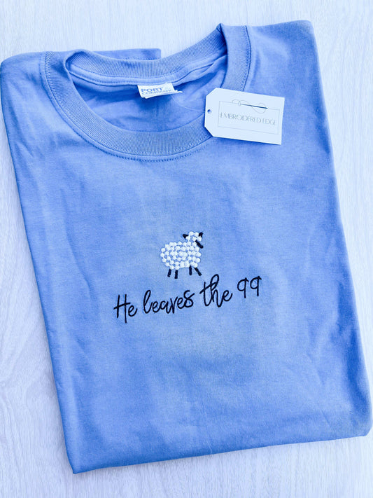 He Leaves the 99 Shirt
