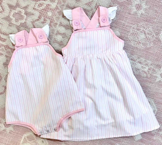 PRE-ORDER: Pink Woven Dress