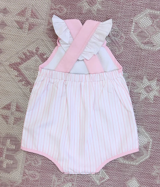 PRE-ORDER: Pink Woven Sunsuit