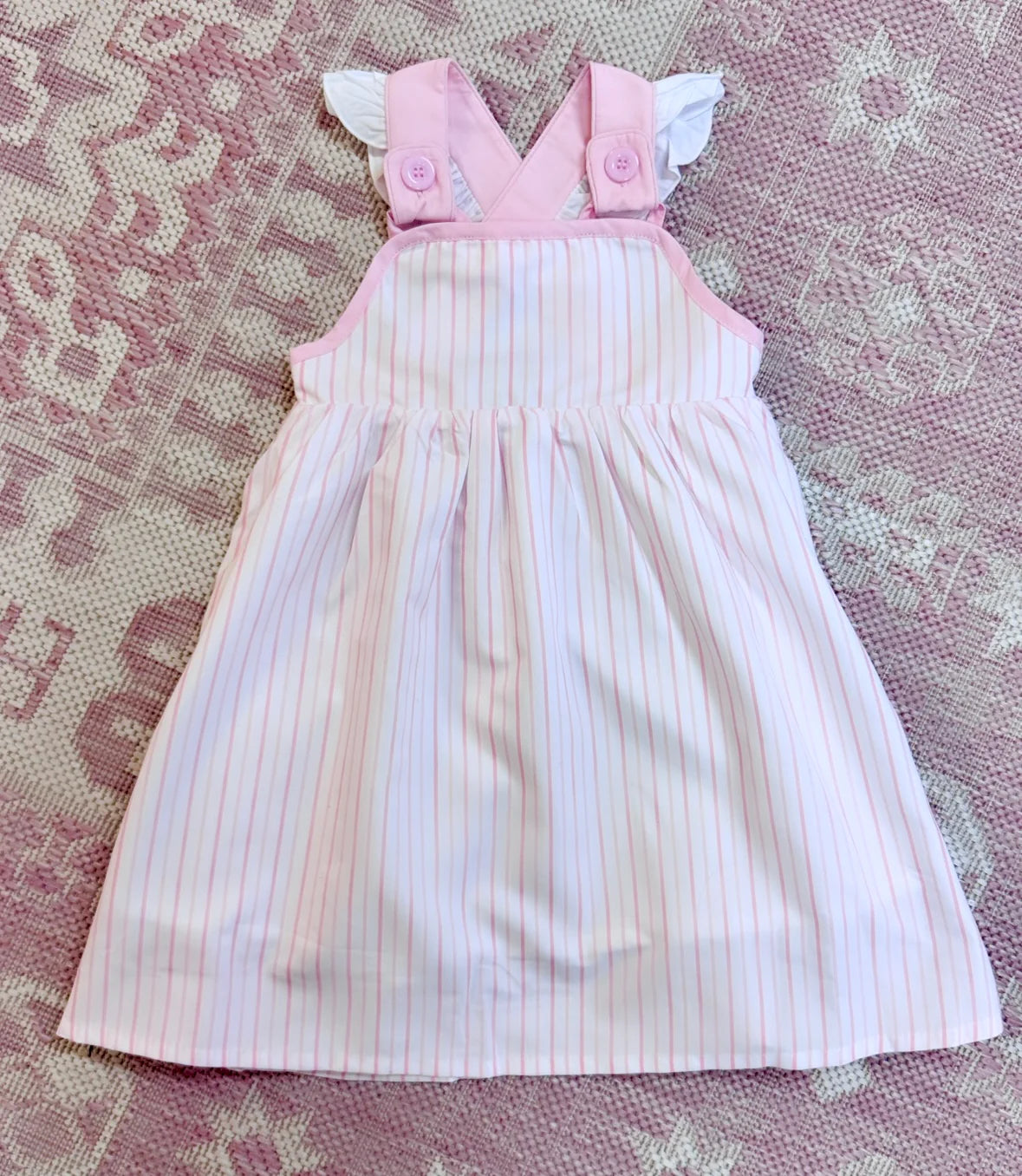 PRE-ORDER: Pink Woven Dress