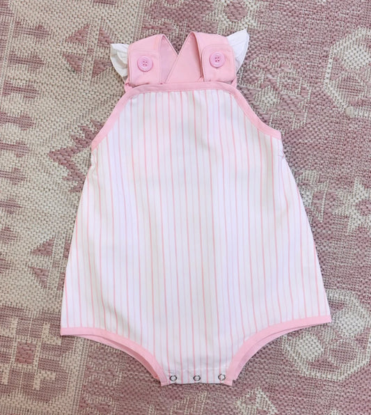 PRE-ORDER: Pink Woven Sunsuit