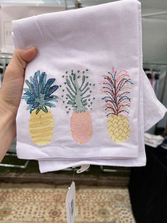 Pineapple Party Flour Sack Towel