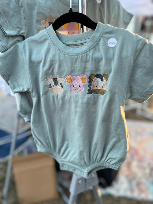 Farm Animal T-Shirt Bubble