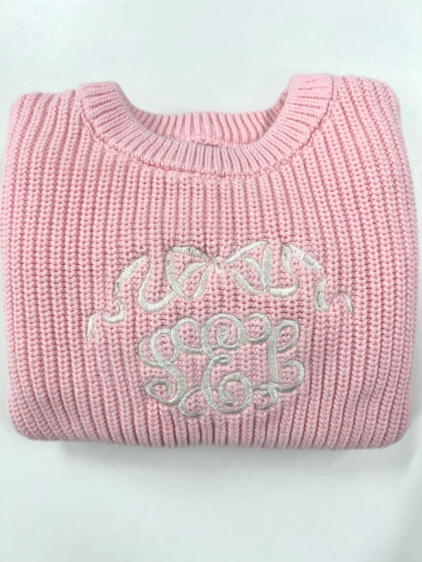 Bow Monogram Sweater