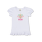 Girls Turkey Shirt - Short Sleeve, White