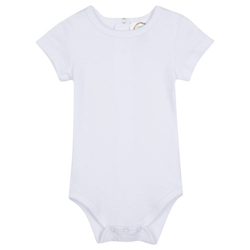 Mallard over Reeds - White Bodysuit