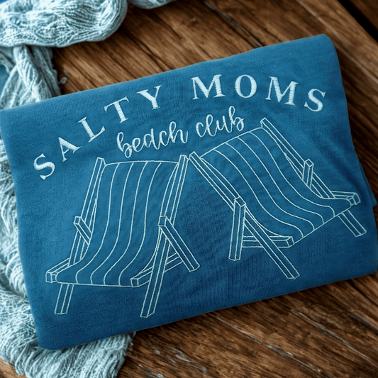 Salty Moms Beach Club T-shirt