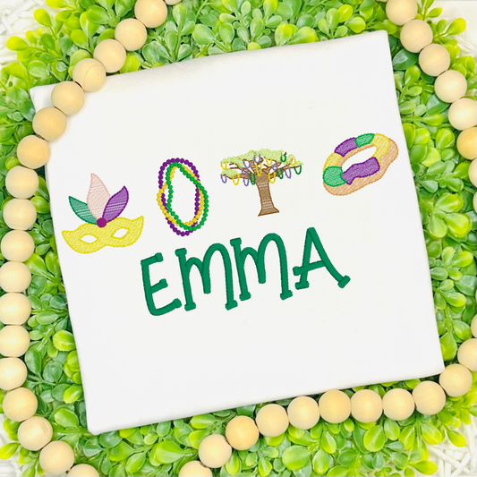 Mardi Gras Mask Icons Shirt