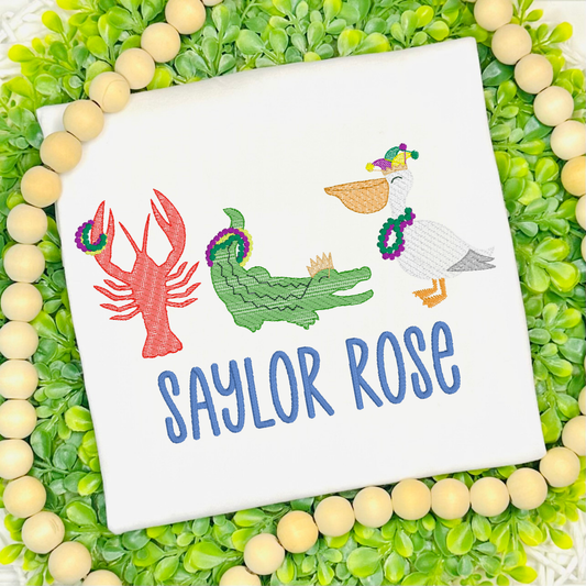 Animal Trio Mardi Gras Shirt