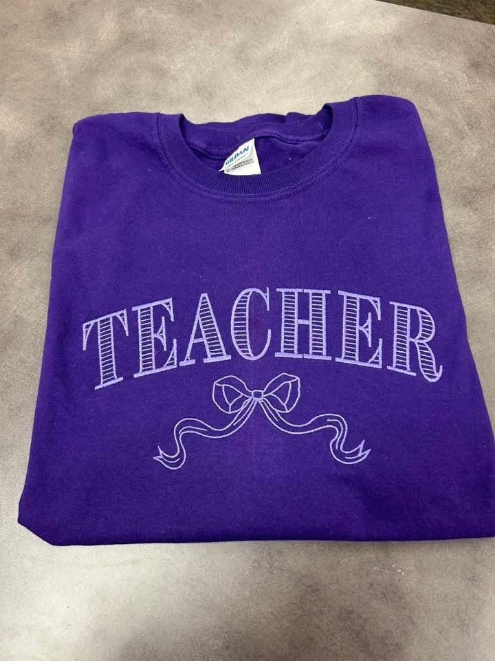 Teacher Bow Shirt