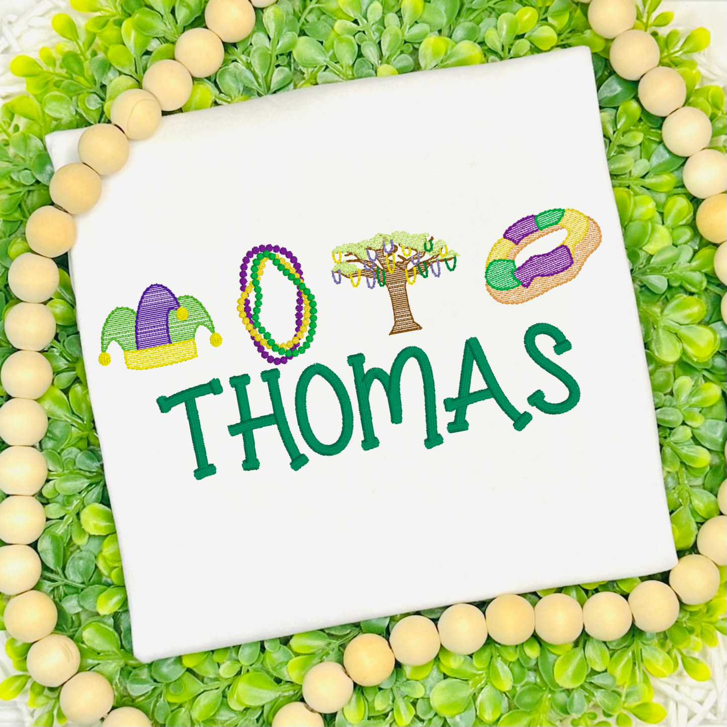 Mardi Gras Jester Icons Shirt