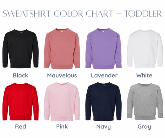 Chenille Font Sweatshirt - Toddler